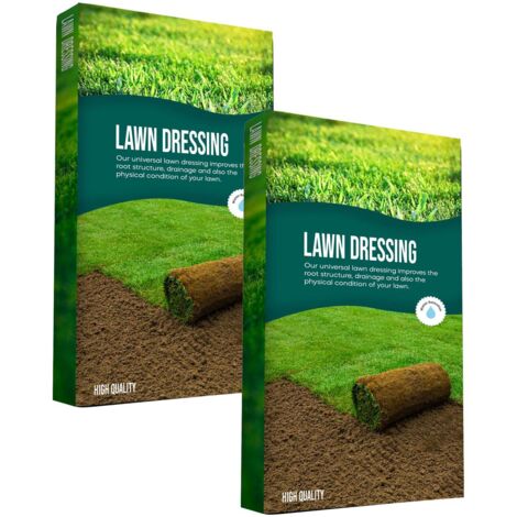 2 x 25 Litres Lawn & Turf Dressing Soil