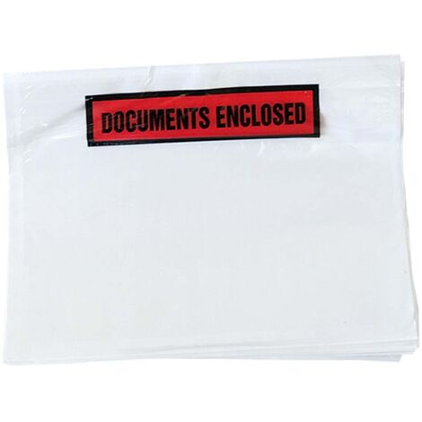 200 x A5 Printed Document Enclosed Wallets (162 x 225mm)