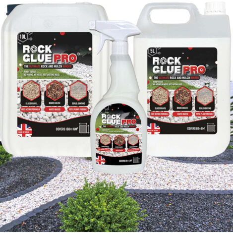 1 x 750ML Gravel Binder For Bonding Stones, Mulch, Bark & Garden Paths
