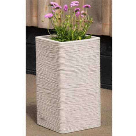 1 x Amalfi Tall (60cm Height) Stone Effect Planters Ideal For Home & Gardens