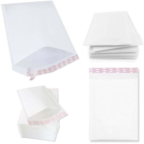 100 x EP5 (205X245mm) White Padded Bubble Envelopes Small Gifts