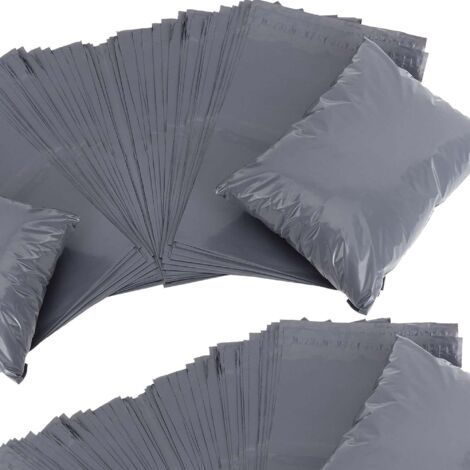 200 x 12x16" Grey Postage Mailing Bags + 100 x 6x9" Free