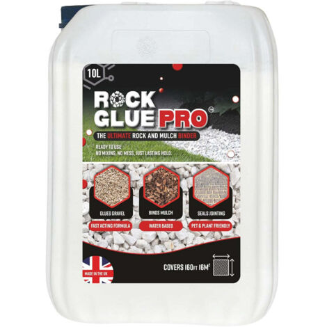1 x 2.5 Litre Gravel Binder For Bonding Stones, Mulch, Bark & Garden Paths
