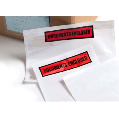 500 x A5 Printed Document Enclosed Wallets (162 x 225mm)
