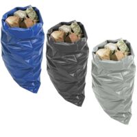 10 x Grey Extra Heavy Duty Builders Rubble Waste Rubbish Bags