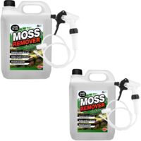 2 x 5L Moss Remover Fast Acting With Long Hose Trigger