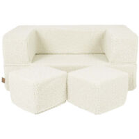Canapé modulaire pour enfant Cube – 4 éléments Bearly