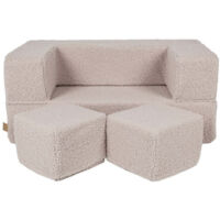 Canapé modulaire pour enfant Cube – 4 éléments Bearly