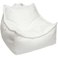 Pouf poire en bouclette