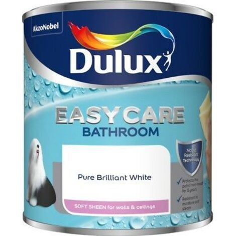Dulux Retail Bathroom Soft Sheen - Pure Brilliant White - 1L