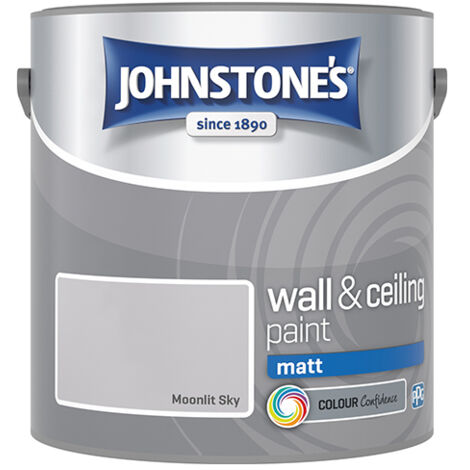 Johnstone's Interior Wall & Ceiling Paint Matt Moonlit Sky 2.5ltr