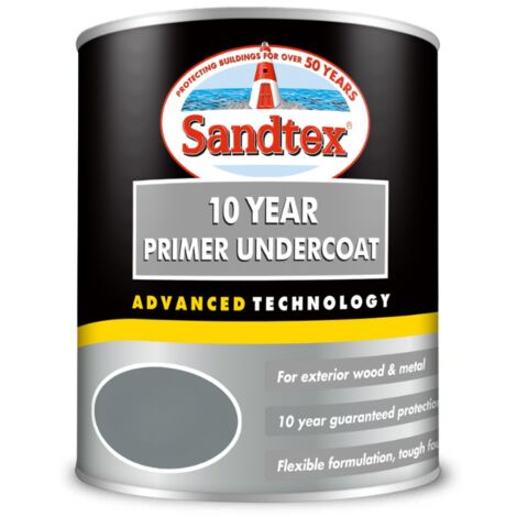 Sandtex 10 Year Exterior Primer Undercoat - White - 750ml