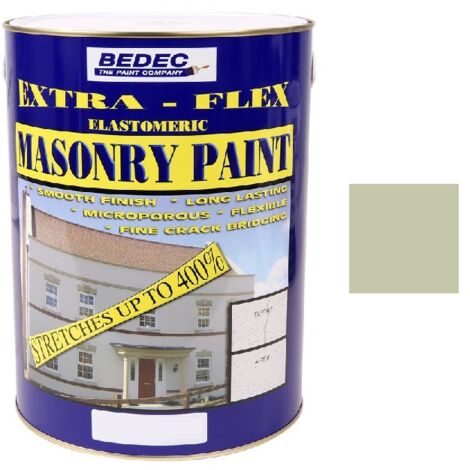 Bedec Extra Flex Masonry Paint - French Grey - 5 Litre