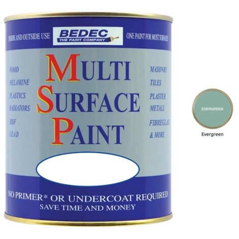 Bedec Multi Surface Paint - Gloss - Evergreen - 750ml
