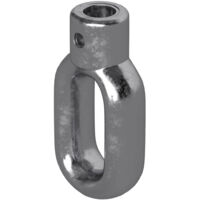 BAUHELD Markisenöse Zink 10 mm für Fleischerhaken