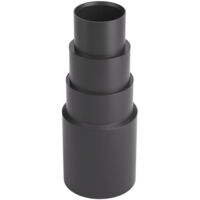 BAUHELD Staubsaugeradapter Schwarz 1 Stück