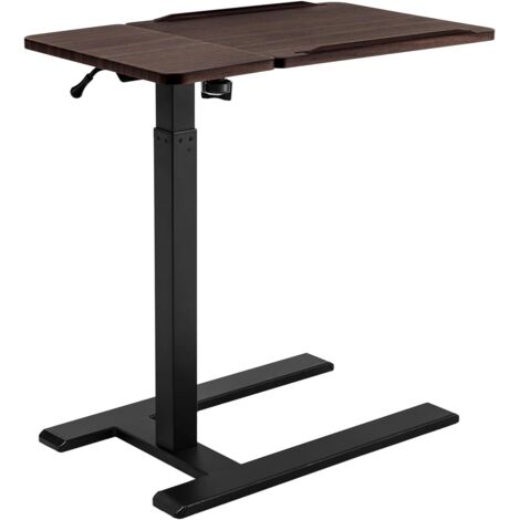 SIHOO D01 Overbed Table - Height & Tilt Adjustable, Laptop Standing Desk with Wheels for Hospital & Home Use