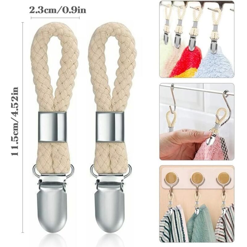 6-12 Handtuchhänger Aufhängeclips Handtuchclips Handtuch Clips Halter Aufhänger