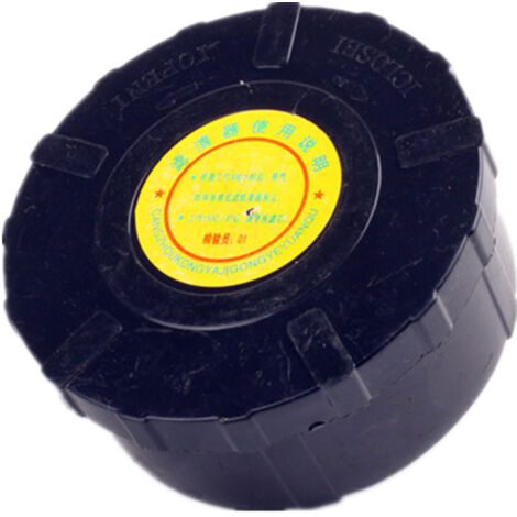 Sollbry 25 mm Luftkompressor-Schalldämpfer, Kunststoffgehäuse, runder Schalldämpfer, Filtereinlassdurchmesser 80 mm (1/3)