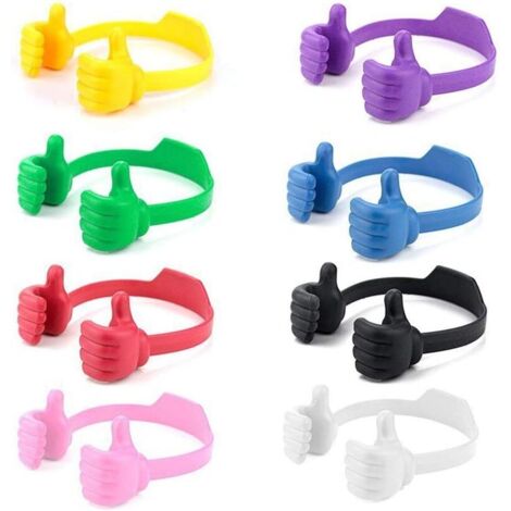 Sollbry 16er-Pack Handyhalter, mehrfarbige tragbare Desktop-Halter, kompatibel mit verschiedenen Smartphones (8 Farben) (1/4)