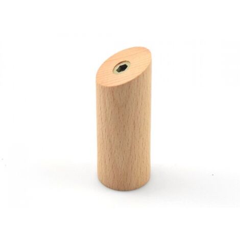 Sollbry 6er-Pack Wandhaken aus Naturholz, robuste rustikale Haken zum Aufhängen von Handtüchern, Mänteln und Pflanzen Wandgarderobe für die Garderobe im Eingangsbereich (Buche) (1/2)