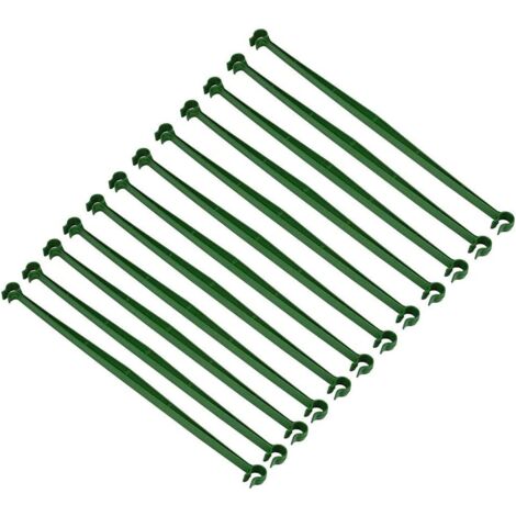 Sollbry 24er-Pack erweiterbare Rankgitter-Verbindungen für Tomatenkäfige, Kunststoff-Verbindungsstangenstützen, Gartenzubehör für alle Pflanzenstäbe (1/5)