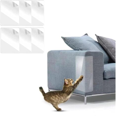 Sollbry Katzen-Kratzschutz, 6 Stück, Möbelschutz, 40 x 15 cm, Katzen-Sofa-Schutz, Anti-Kratz-Schutz, Anti-Kratz-Schutz für Möbel, Sofa, Tisch, Tür (1/5)