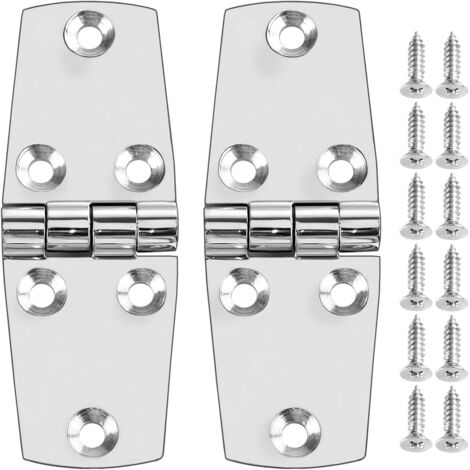 Sollbry Stück Marine-Türscharniere, Edelstahl SUS316, 38 x 102 mm (1/5)