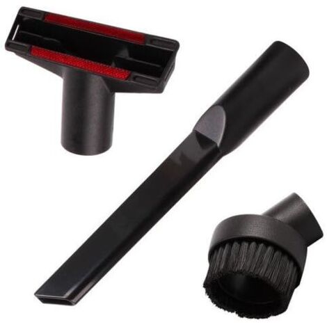 Sollbry Universal-Werkzeugsatz 35 mm – Zubehör im Lieferumfang enthalten. Gletscherspalte. Staubbürste und Düse für Treppen/Polster. Schwarz (1/5)