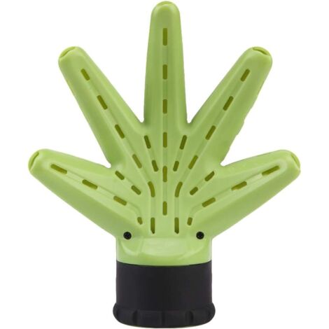 Sollbry Handgeformter Haartrockner-Diffusor, Heißluft-Diffusor, Haargebläse-Zubehör für lockiges oder krauses Haar, trocknet und verleiht Volumen (1/5)