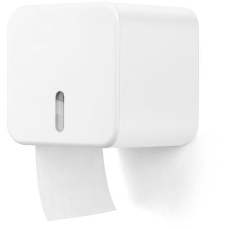 Sollbry Toilettenpapierhalter, selbstklebend, Toilettenpapierhalter, Wandmontage, ohne Bohren, wasserdicht/staubdicht/katzensicher, Papierrollenspender für Badezimmer, WC, Wohnmobil, Auto, Reisen (1/4)