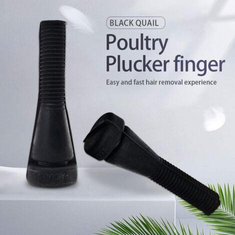 HopeU5 Federfinger Für Geflügel – 50 Stück Naturkautschuk, Verschleißfest, Für Ente, Huhn, Wachtel, Federentfernungsmaschinen
