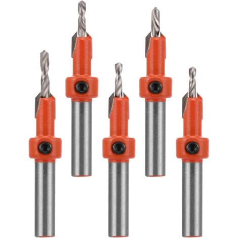 Sollbry Stück 8 mm Holzsenk-Fasenbohrer, Senk-Fasenbohrer für die Holzbearbeitung (1/4)