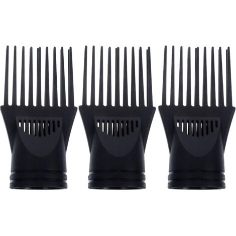Sollbry Teile/satz Diffusor Für Haartrockner Diffusor Haartrockner Düse Zubehör Haartrockner Zubehör Flache Mund Kamm Elektrische Haartrockner Kamm Schwarz spitze (1/5)