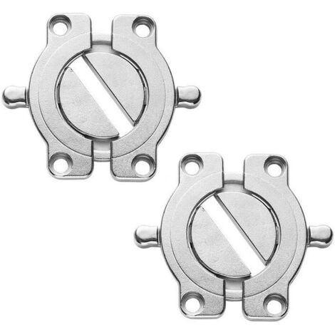 Sollbry Set mit 2 Drehverschlüssen aus Metall (1/5)