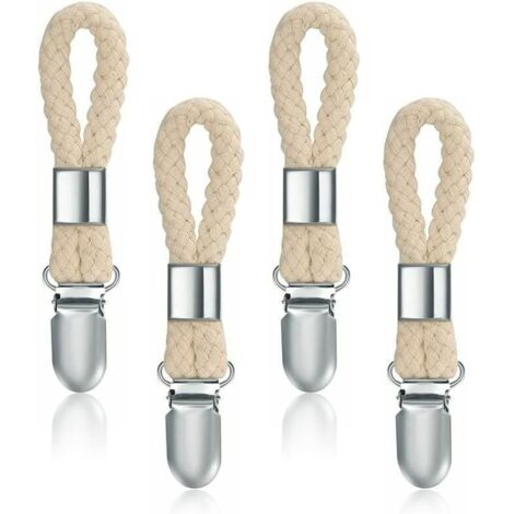 Sollbry Stück Handtuch-Clip, Geschirrtuch-Aufhänger, Geschirrtuch-Haken, Badezimmer-Handtuchhalter, Geschirrtuch-Halter-Clips, Schränke zum Aufhängen von Handtüchern (1/5)