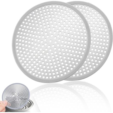 Sollbry 2er-Set Haarfänger aus Edelstahl und Silikon (12 cm) (Silber) (1/5)