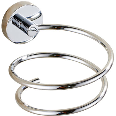 Sollbry Chrom-Wand-Haartrockner-Halter, 304 Edelstahl-Haartrockner-Aufbewahrung/Halter, Badezimmer-Accessoires (1/4)