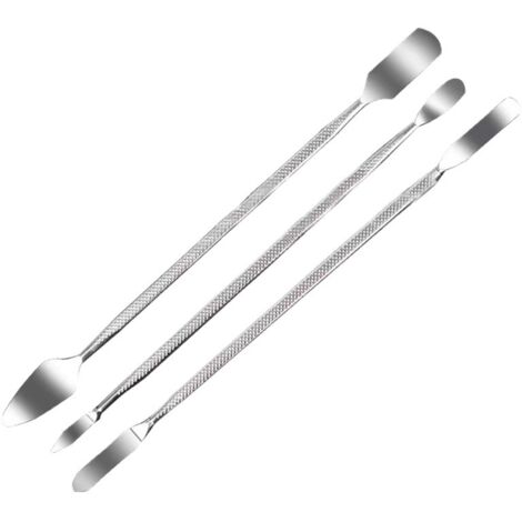 Sollbry 3-teiliges Metallspatel-Set, doppelseitiges Metallspatel-Öffnungs-Entfernungswerkzeug-Set, Reparaturwerkzeuge für Handy, iPad, Tablets, Computer (1/5)