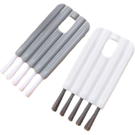 Sollbry (2 Packungen) Kleine Spaltreinigungsbürste, Lamellenfenster-Tastatur, Spaltreinigungswerkzeug-Abdeckungsbürste, Becherreinigungsbürste (1/5)