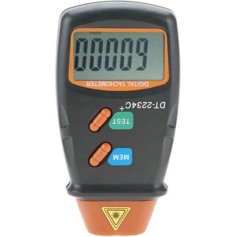 Sollbry Laser Pocket Digital Tachometer Berührungsloser Tachometerbereich 2,5 U/min-99,999 U/min Flüssigkristallanzeige (1/5)