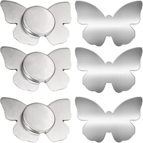 Sollbry Stück Tischdeckenbeschwerer, 7 x 5 x 0,2 cm, Tischdeckenbeschwerer für den Außenbereich, Tischdeckenbeschwerer aus Edelstahl, magnetische Tischdeckenbeschwerer für Party, Picknick, Garten, Zuh (1/5)