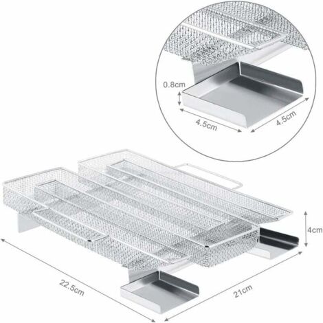 Premium Generatore Di Fumo Freddo V1 Acciaio Inox – 12 Ore Di Affumicatura Con 500g Di Segatura Inclusa