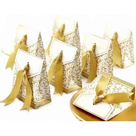 50 Scatole Regalo In Carta Kraft Con Finestra – Set Fai Da Te Con Corda E Adesivi - 2
