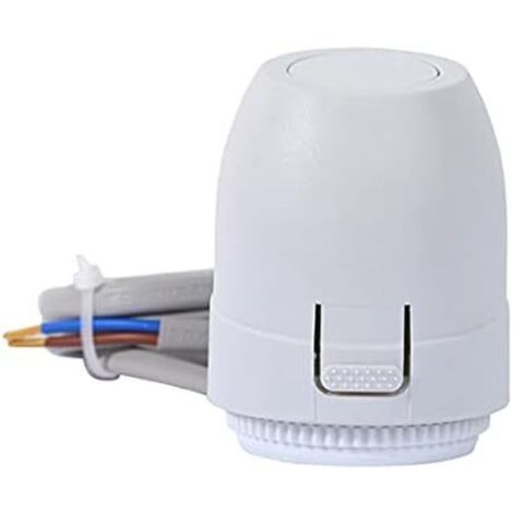 Sollbry Válvula de calefacción por suelo radiante NC, CA 230 V, actuador térmico eléctrico, colector para termostato de calefacción por suelo radiante