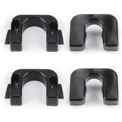 Sollbry Juego de 2 piezas 1539663 para fijación de tapa de compartimento de equipaje trasero 015532109E, compatible con Ford Fiesta MK3 Mk7 Mk8 B-Max C-Max, para cubierta de maletero, plástico (1/5)