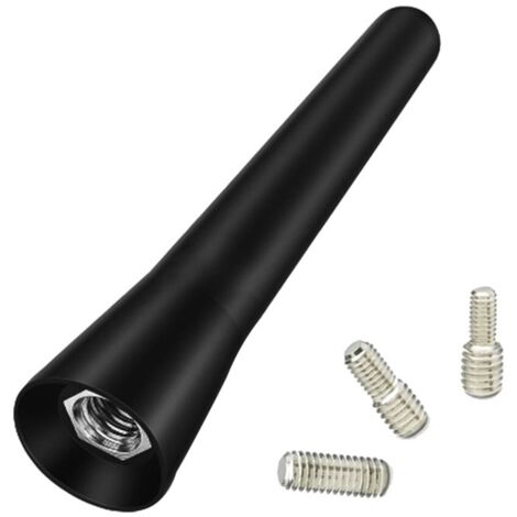 Sollbry Antena de coche corta de 5 cm, miniantena universal para coche, accesorio para coche, con potente función de recepción FM/AM, para todo tipo de vehículos. (1/5)