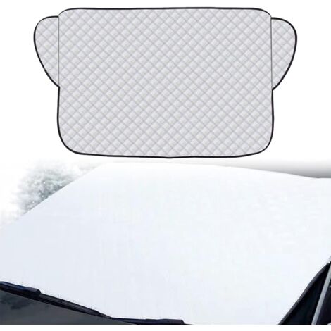 Sollbry Funda para parabrisas de coche, anticongelante, protección para parabrisas en invierno, anticongelante, antihielo, protección solar UV, plegable, universal. (1/5)