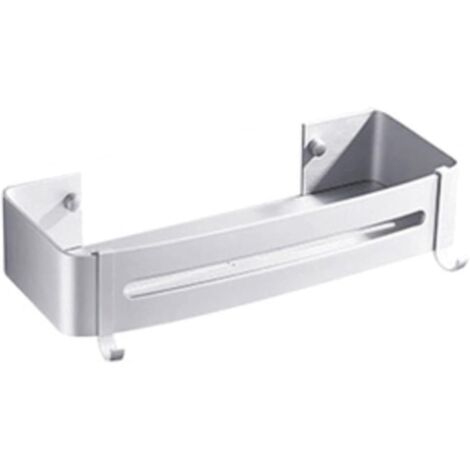 Sollbry Estante de ducha, estante de baño, cesta de ducha de pared, organizador de cesta de almacenamiento para ducha, aluminio (1/3)