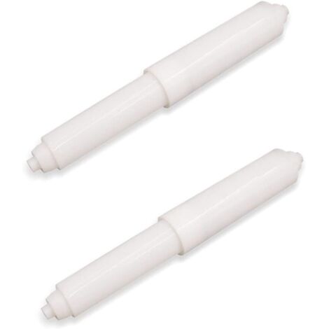 Sollbry Portarrollos de papel higiénico de plástico, 2 unidades, con resorte (1/5)
